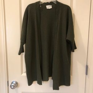 LA Hearts olive green cardigan